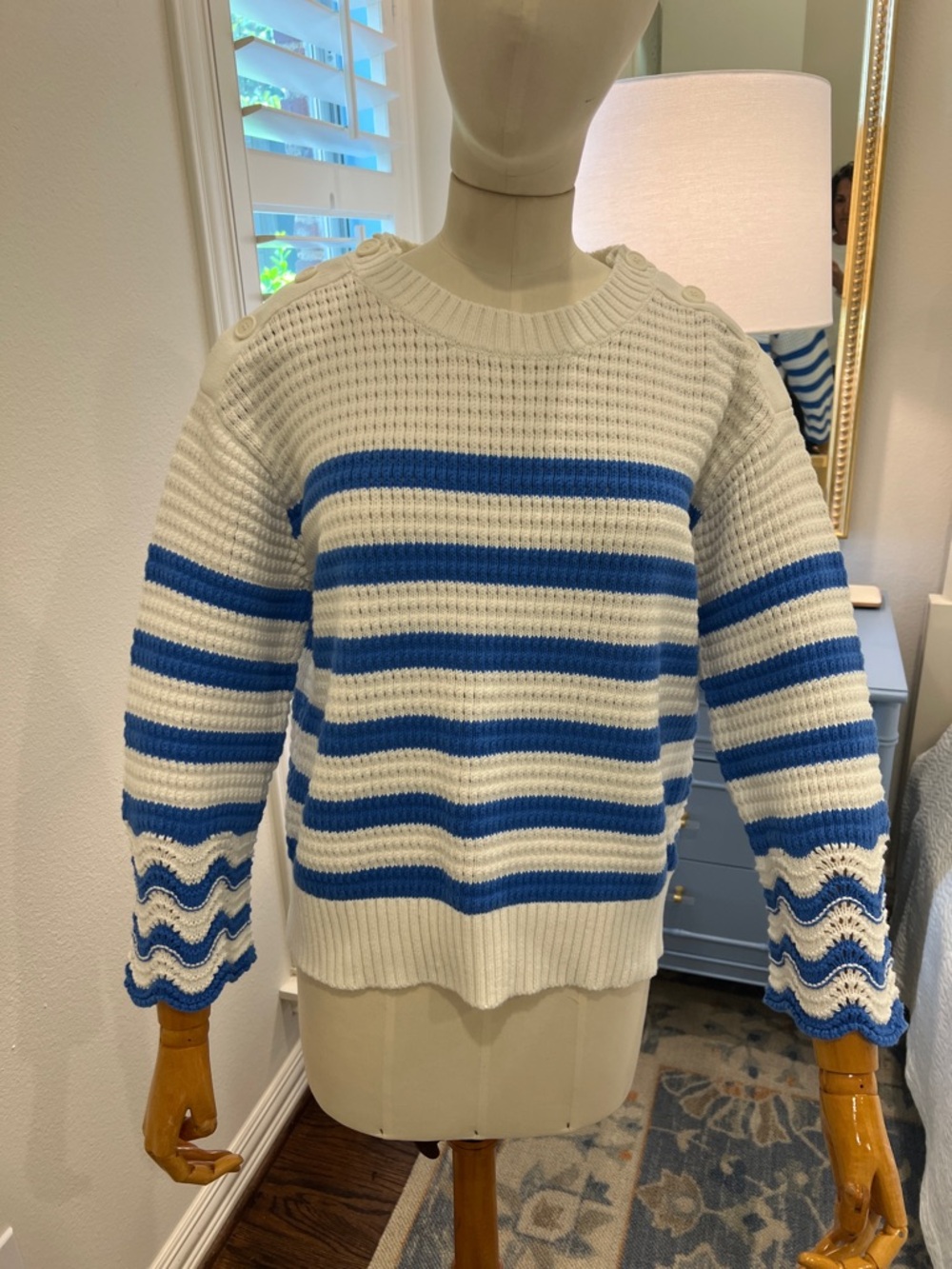 J. Crew Cotton Striped Sweater